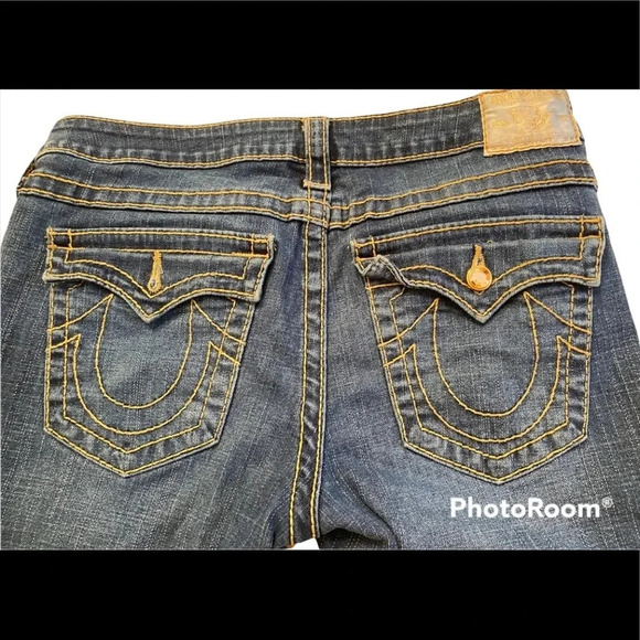 Women’s True Religion Disco Becky Big T Jeans Sz 32 - Picture 1 of 9